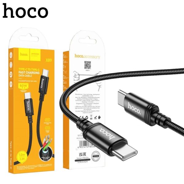 Hoco X89 USB C - USB C Charging cable - Image 2