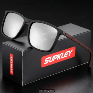 Polarized Sunglasses Unisex - Silver Mirror