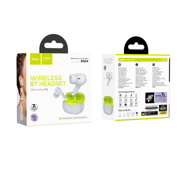 Wireless BT Headset Estrella Pro Design Hoco EQ24 - Image 3