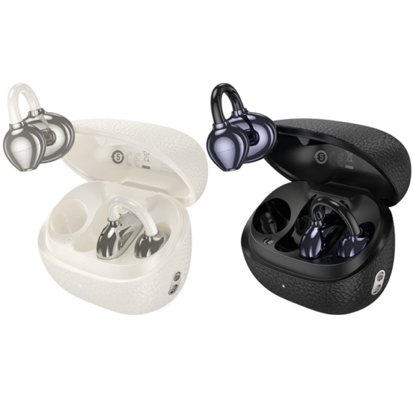 Clip On Wireless Bluetooth Earphones Headphones Headset Hoco EA5 Duke - Image 2