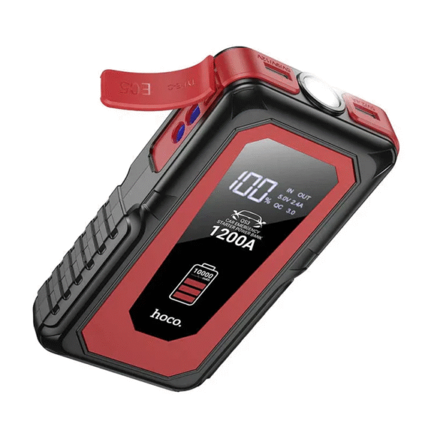 Car Emergency Jump Starter Power Bank 10,000 mAh Hoco QS3 - Image 3