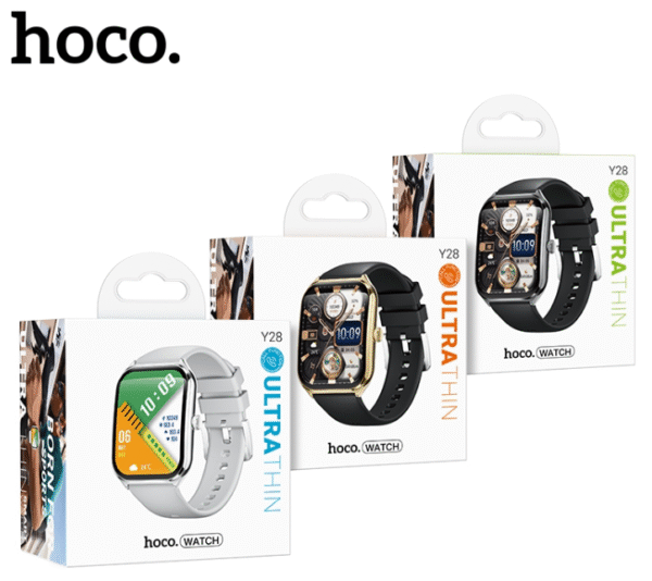 Smart Sports Watch IP67 Call Functions Hoco Y28 - Image 2