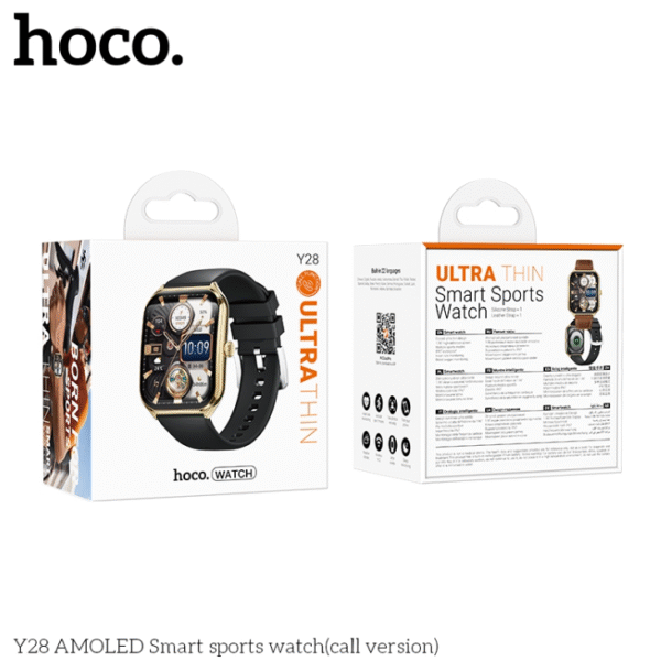 Smart Sports Watch IP67 Call Functions Hoco Y28