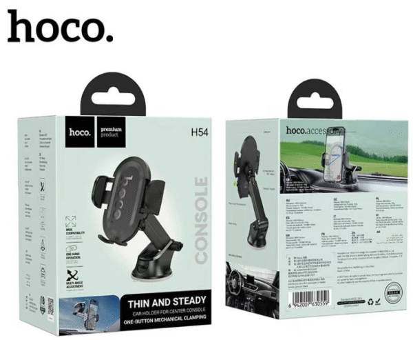 Dashboard Windscreen Phone Holder Universal Charging Port Extendable Rotates Hoco H54
