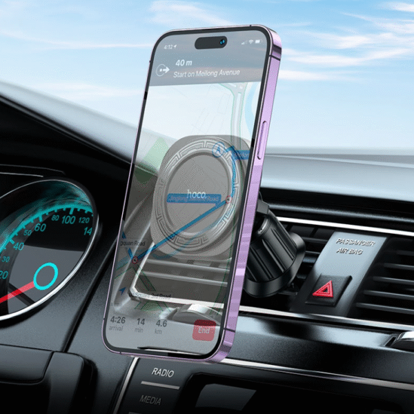 Magnetic Car Phone Holder Vent Mounted Hoco H28 - Image 3