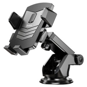 Dashboard Windscreen Phone Holder Universal Charging Port Extendable Rotates Hoco CA83