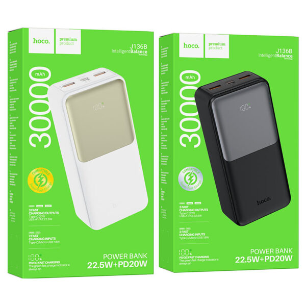 30,000 mAh Power Bank Hoco J136B - Image 3