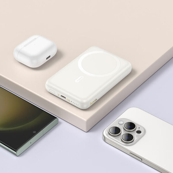 10,000 mAh Power Bank Wireless Charger Hoco J141 - Image 2