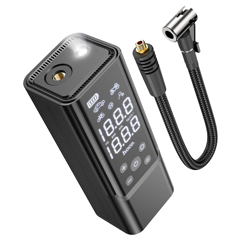 Wireless Emergency tire pump with built in light Hoco ZP7